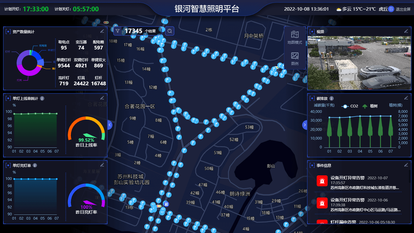 NB-IoT智慧路灯系统