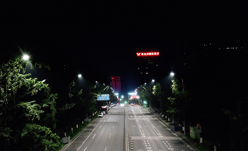 光荣上榜的欧普照明重庆市南岸区照明改造项目实拍